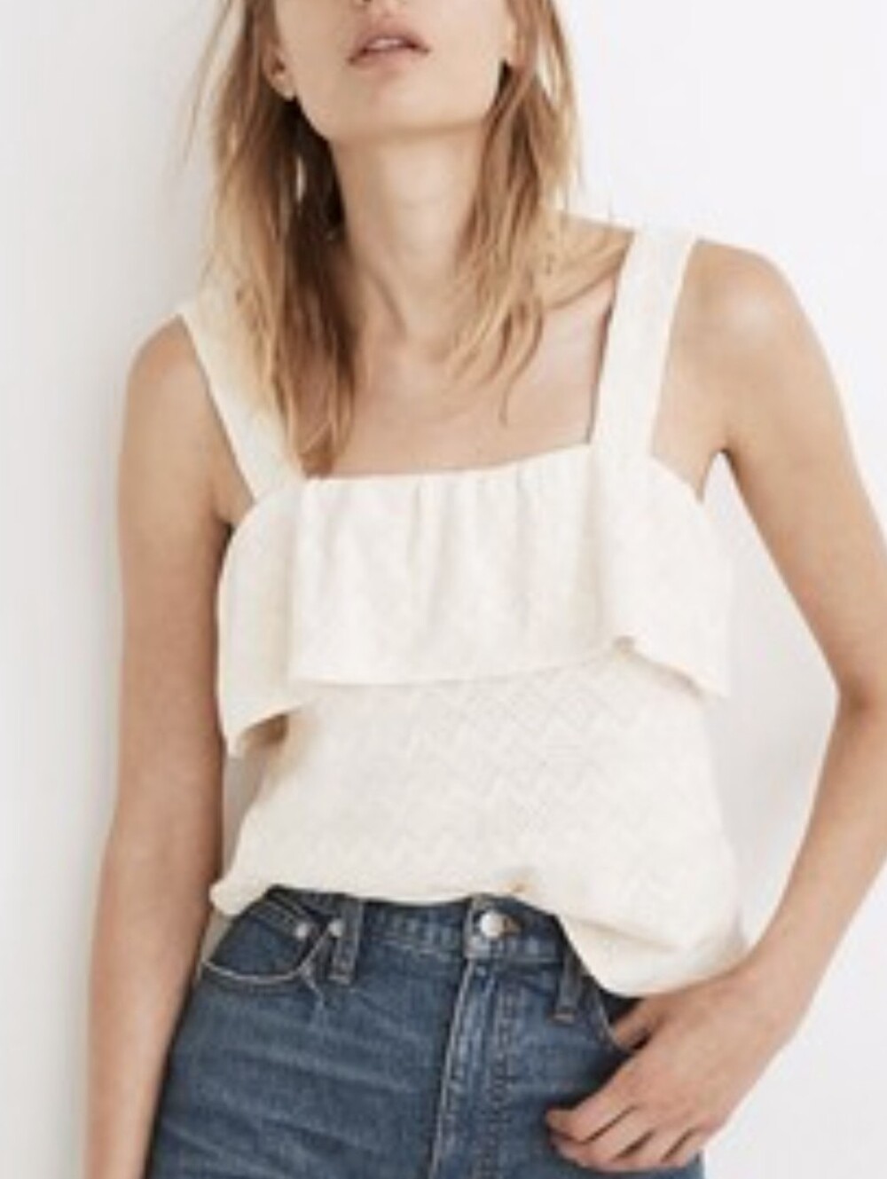 Madewell Ruffled Tank Top